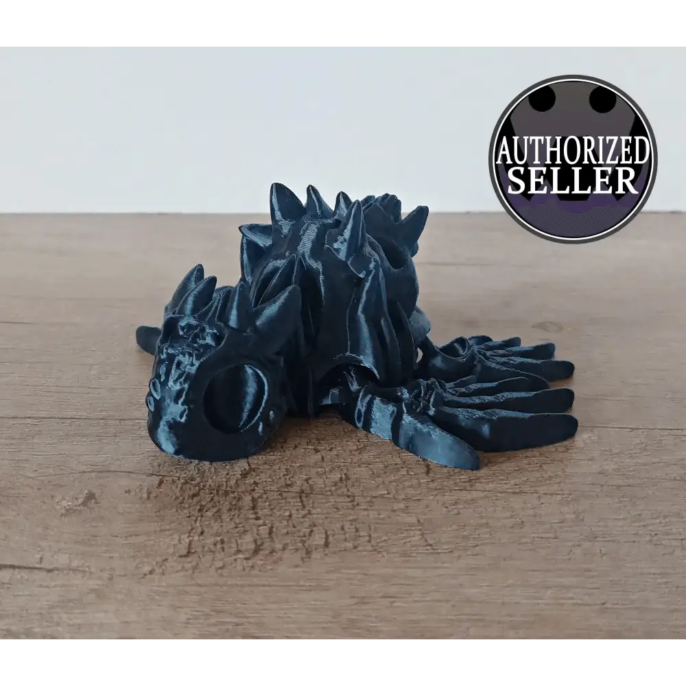 Hollow-Turtle - Totenkopf-Schildkröte - 14 cm lang - 14 cm breit - 5 cm hoch, Burnt Titanium - megahobby3dcreations