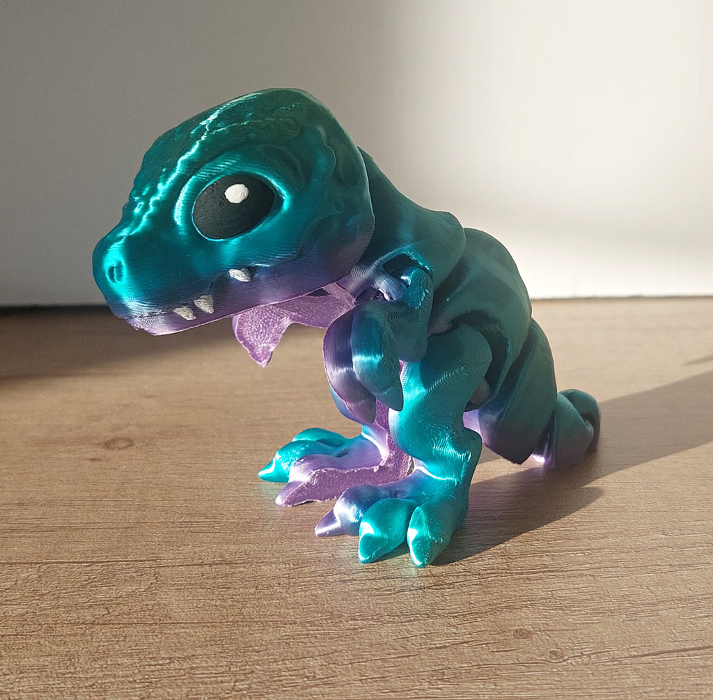 🦖 Tiny T-Rex – Beweglicher Dinosaurier aus hochwertigem 3D-Druck