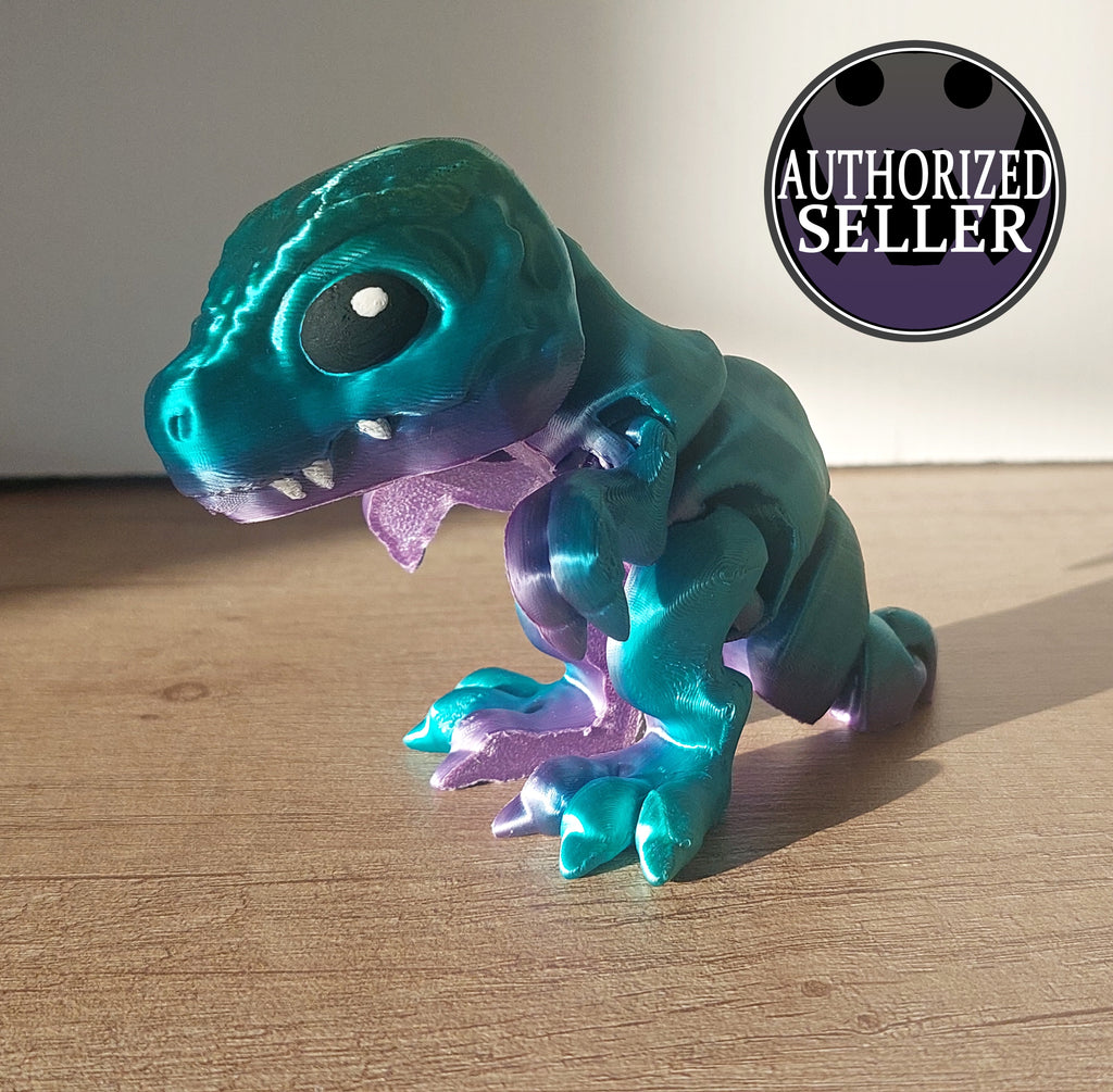 🦖 Tiny T-Rex – Beweglicher Dinosaurier aus hochwertigem 3D-Druck