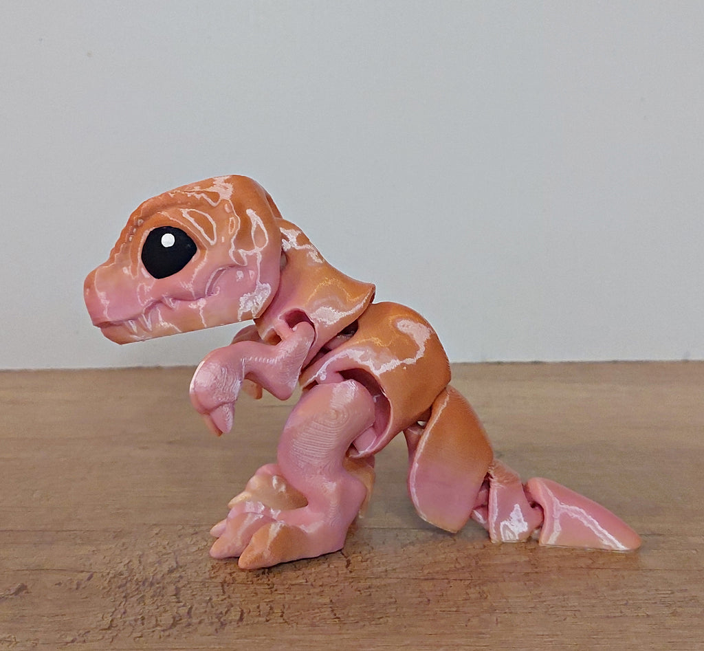 🦖 Tiny T-Rex – Beweglicher Dinosaurier aus hochwertigem 3D-Druck