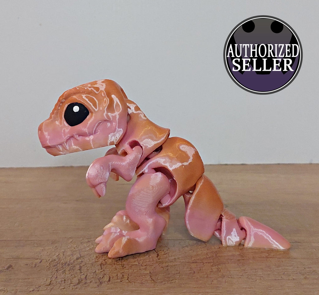 🦖 Tiny T-Rex – Beweglicher Dinosaurier aus hochwertigem 3D-Druck