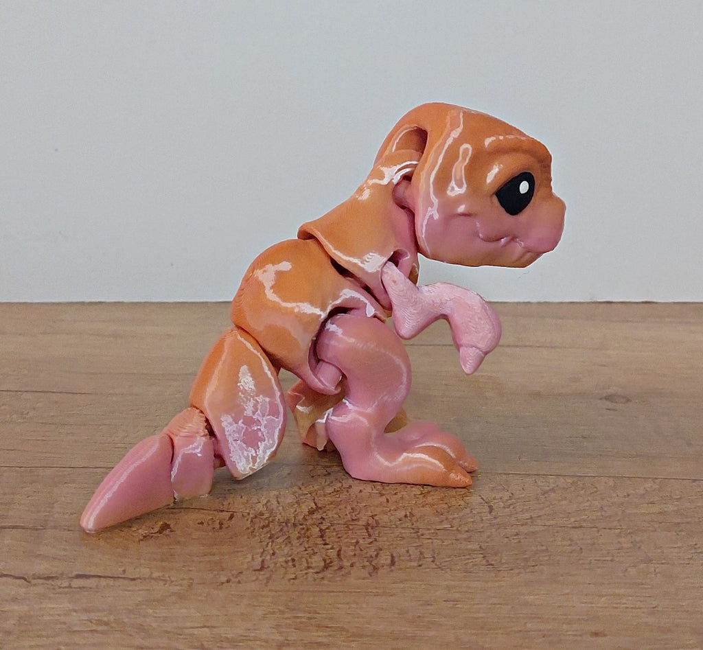🦖 Tiny T-Rex – Beweglicher Dinosaurier aus hochwertigem 3D-Druck