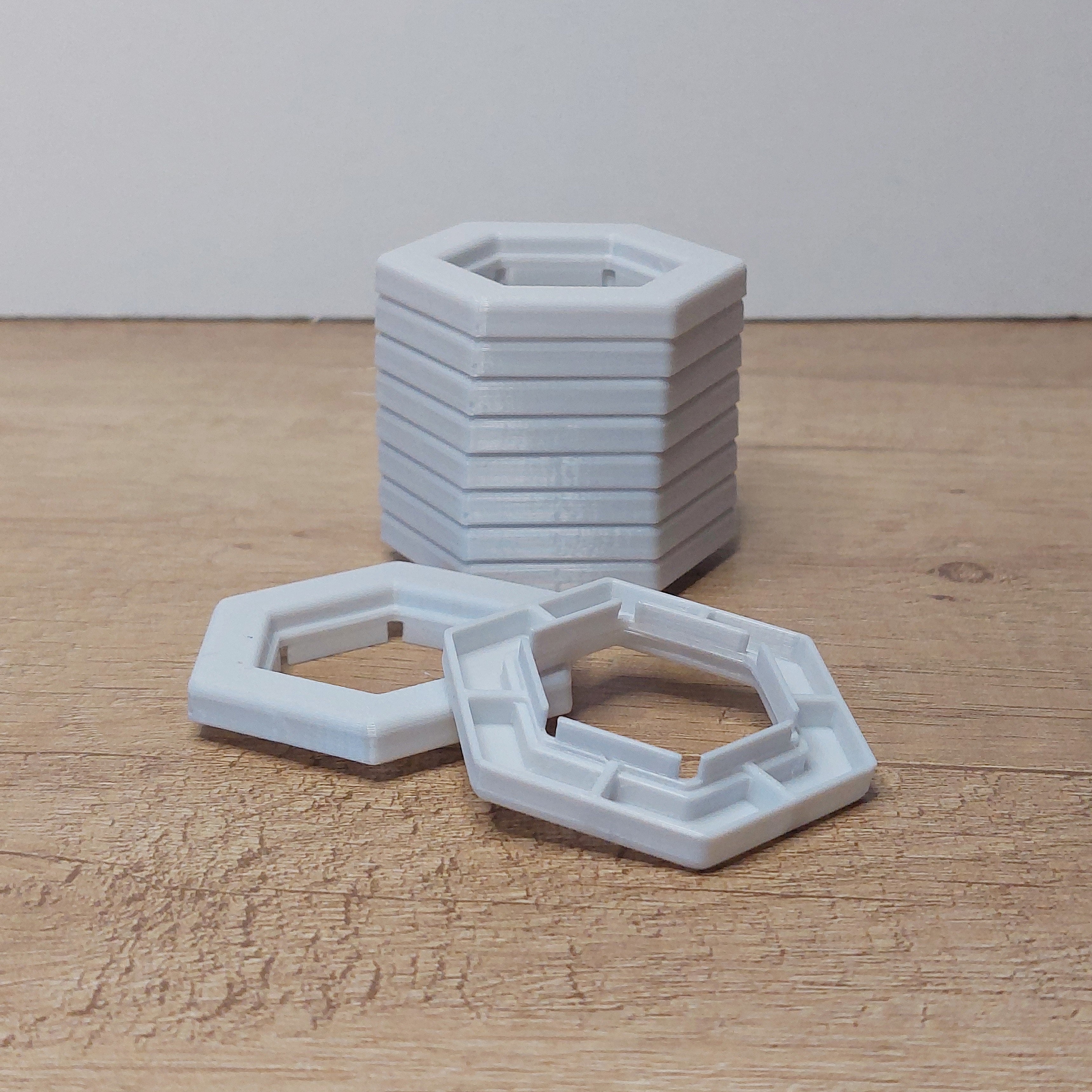 🏗️ GraviTrax® kompatible Höhensteine 0,5 cm – Set mit 10 Stück aus hochwertigem 3D-Druck