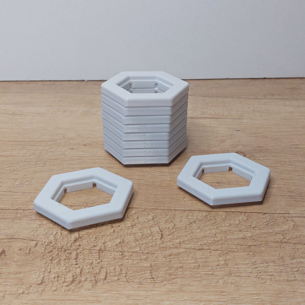 🏗️ GraviTrax® kompatible Höhensteine 0,5 cm – Set mit 10 Stück aus hochwertigem 3D-Druck