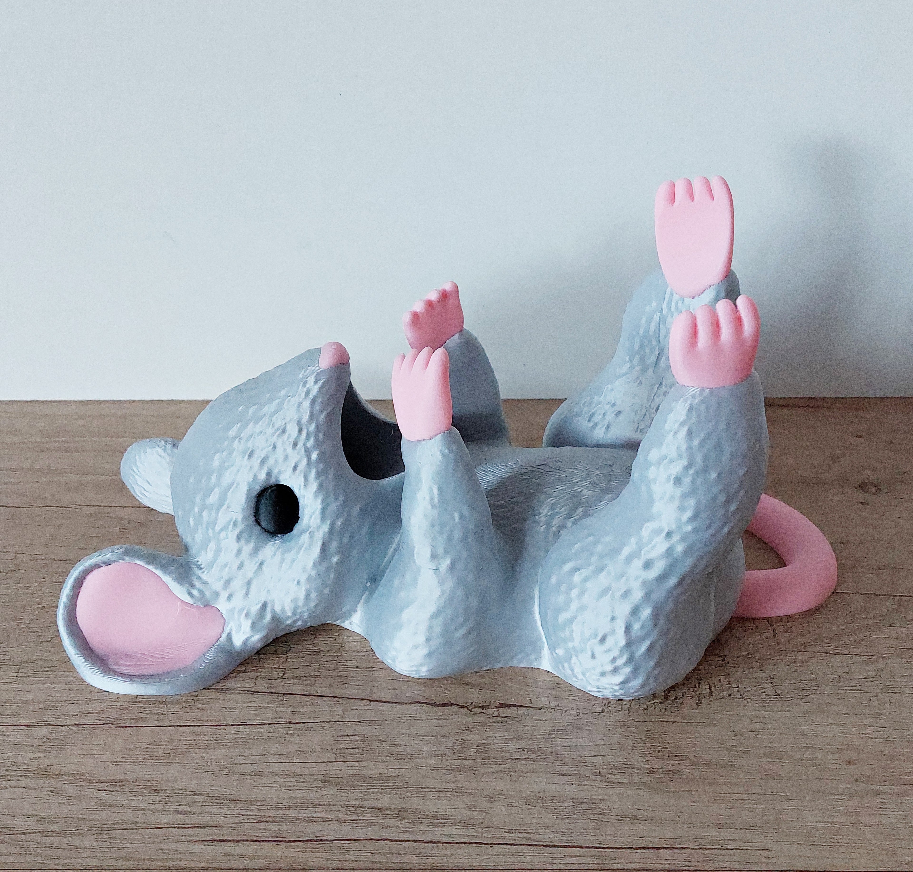 🐭 Maus Weinflaschenhalter – Niedlicher Flaschenhalter aus hochwertigem 3D-Druck