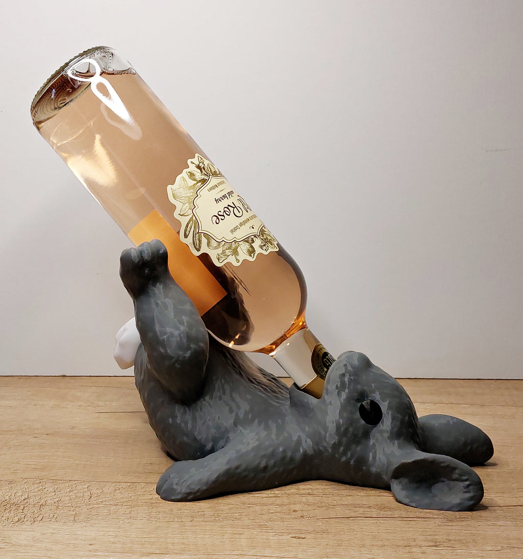 Hasen Weinflaschenhalter | 3D-Druck Deko für Weinliebhaber