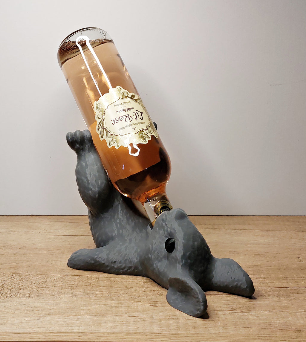 Hasen Weinflaschenhalter | 3D-Druck Deko für Weinliebhaber