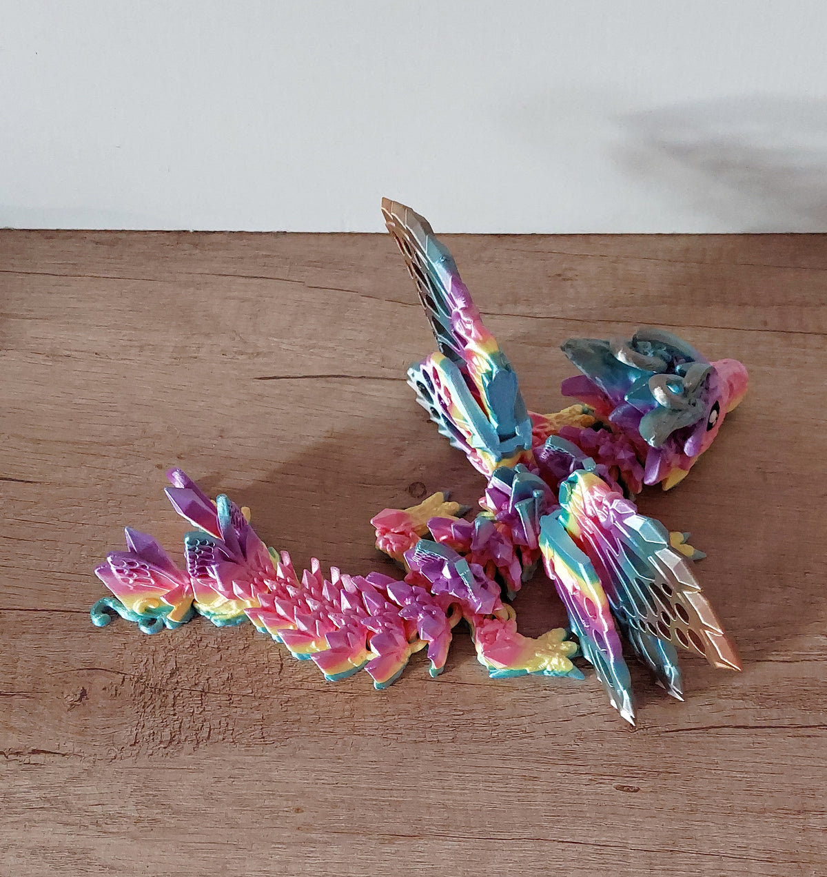 🐺 Baby Fae Wolf Drache – Feenwolf-Drache in Rainbow Shiny
