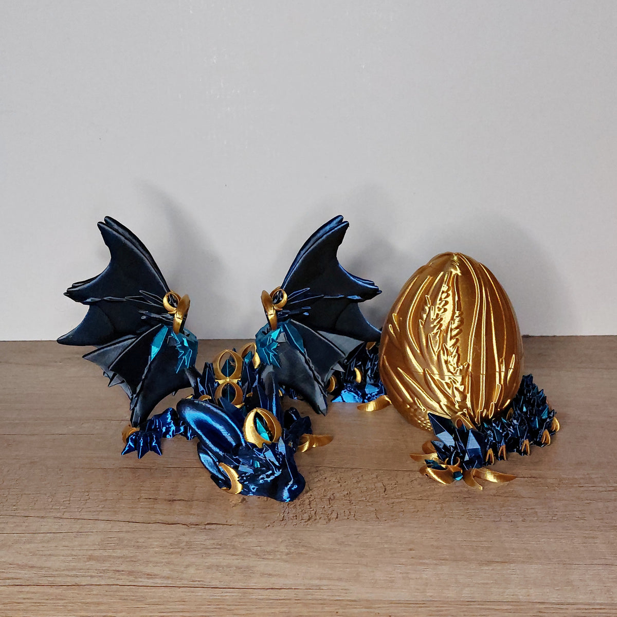 Majestätischer Nightwing Drache aus 3D-Druck