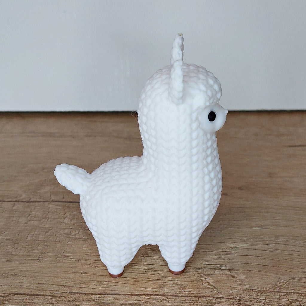 🦙 Lama im Strick-Look aus 3D-Druck – Niedliche Dekofigur mit gemütlicher Strickoptik