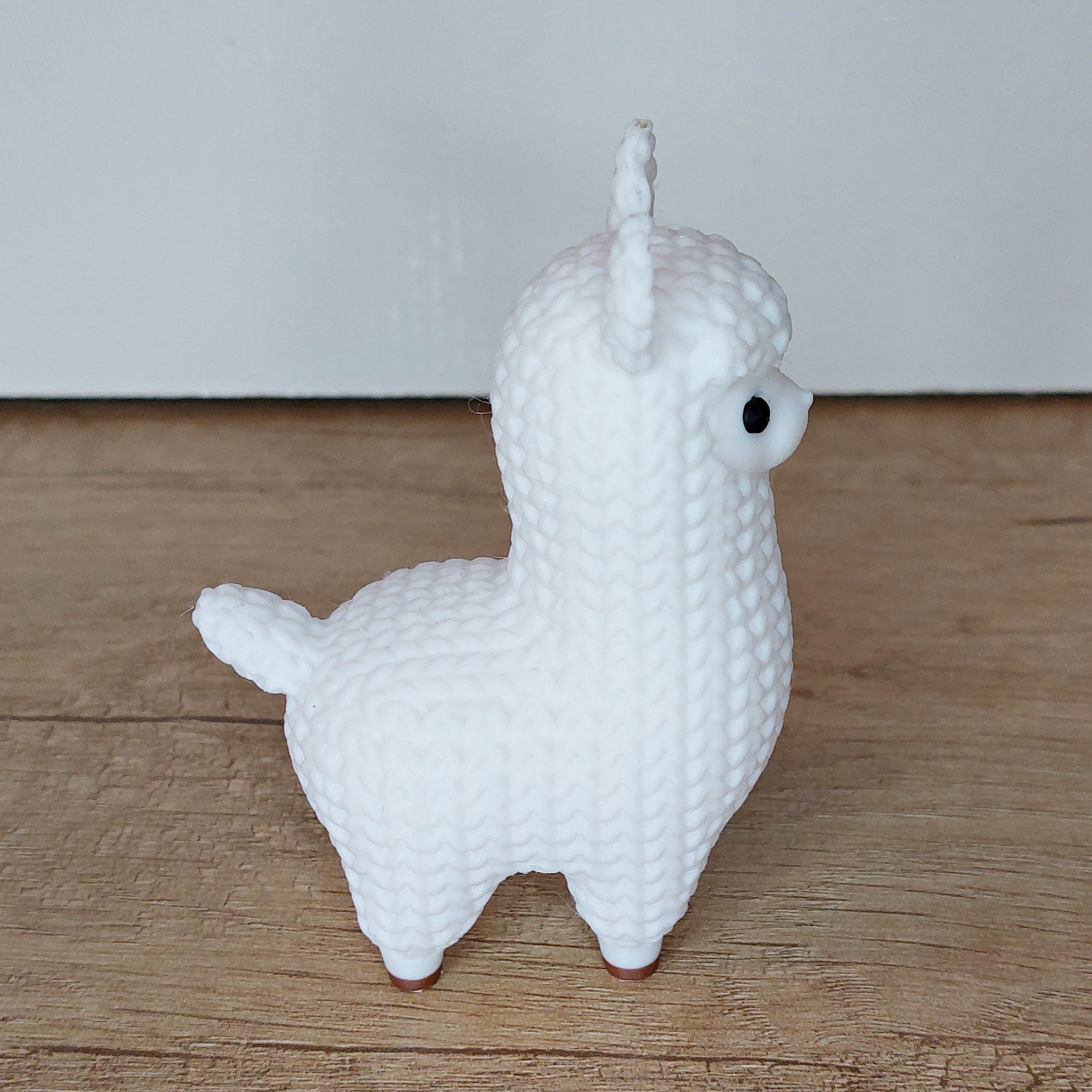 🦙 Lama im Strick-Look aus 3D-Druck – Niedliche Dekofigur mit gemütlicher Strickoptik