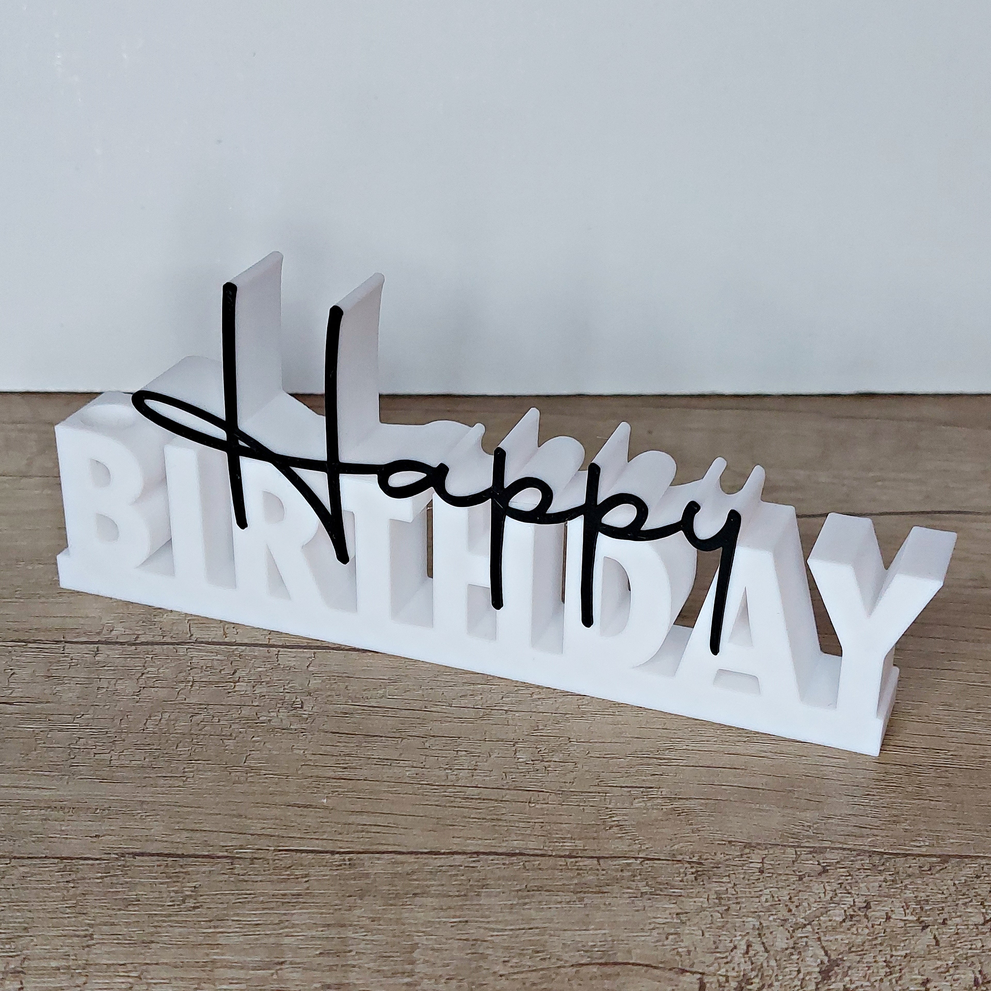 🎉 Happy Birthday Schriftzug aus 3D-Druck – Originelle Geburtstagsdeko & Geldgeschenk