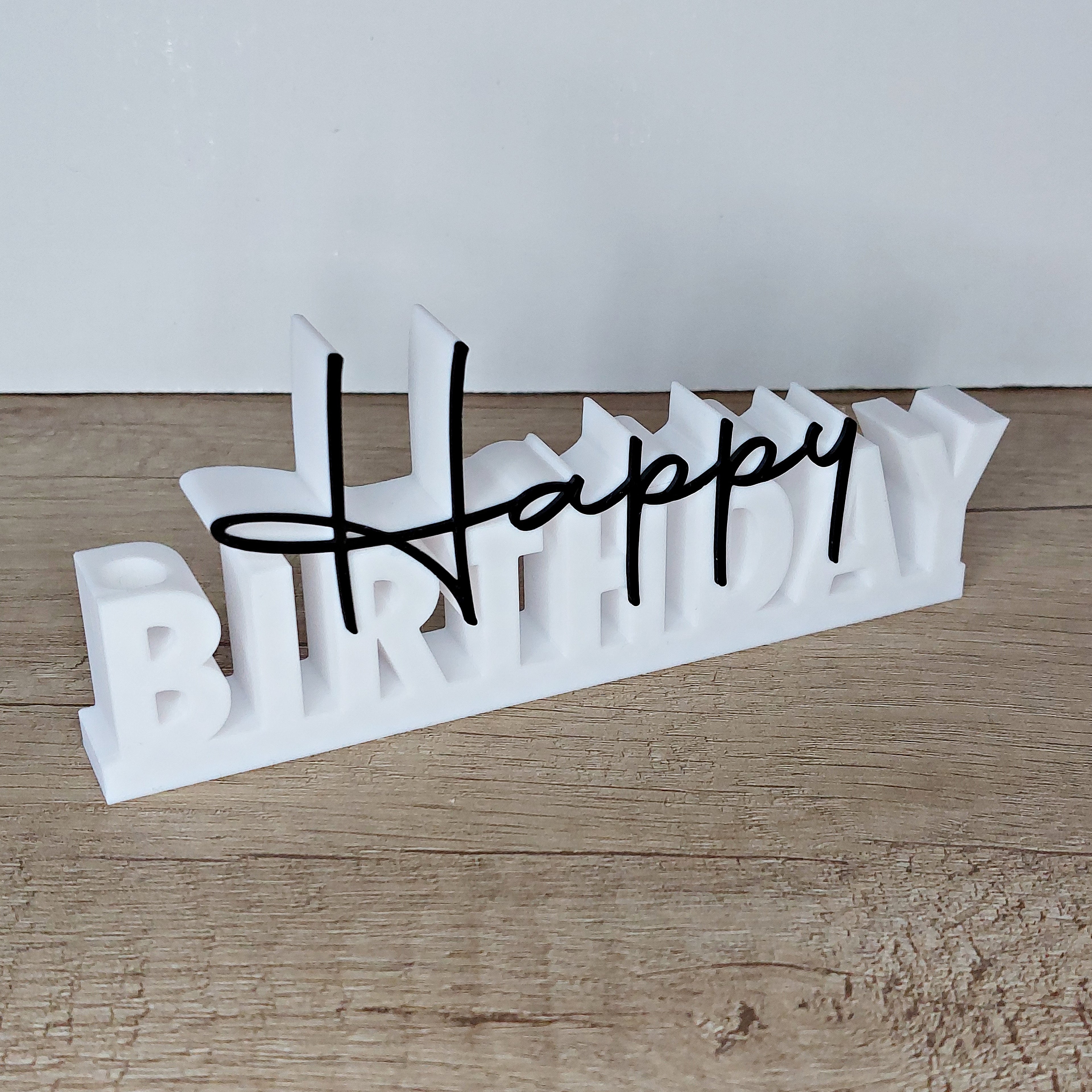 🎉 Happy Birthday Schriftzug aus 3D-Druck – Originelle Geburtstagsdeko & Geldgeschenk
