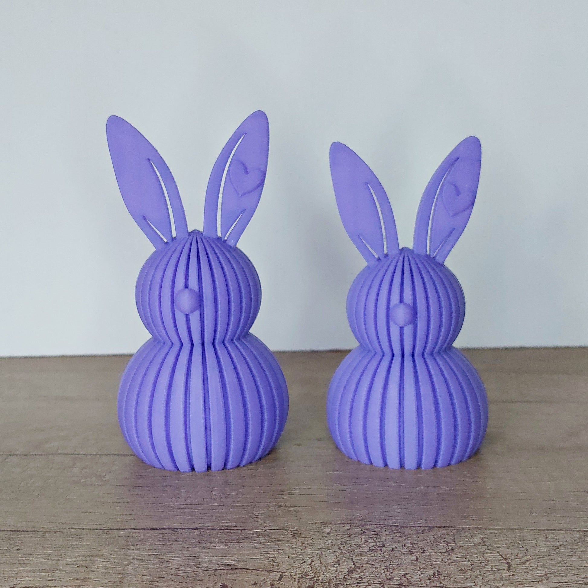 Hasen-Paar mit Herz aus 3D-Druck | Niedliche Hasen Deko | Viele Farben | Oster- & Wohnraumdekoration megahobby