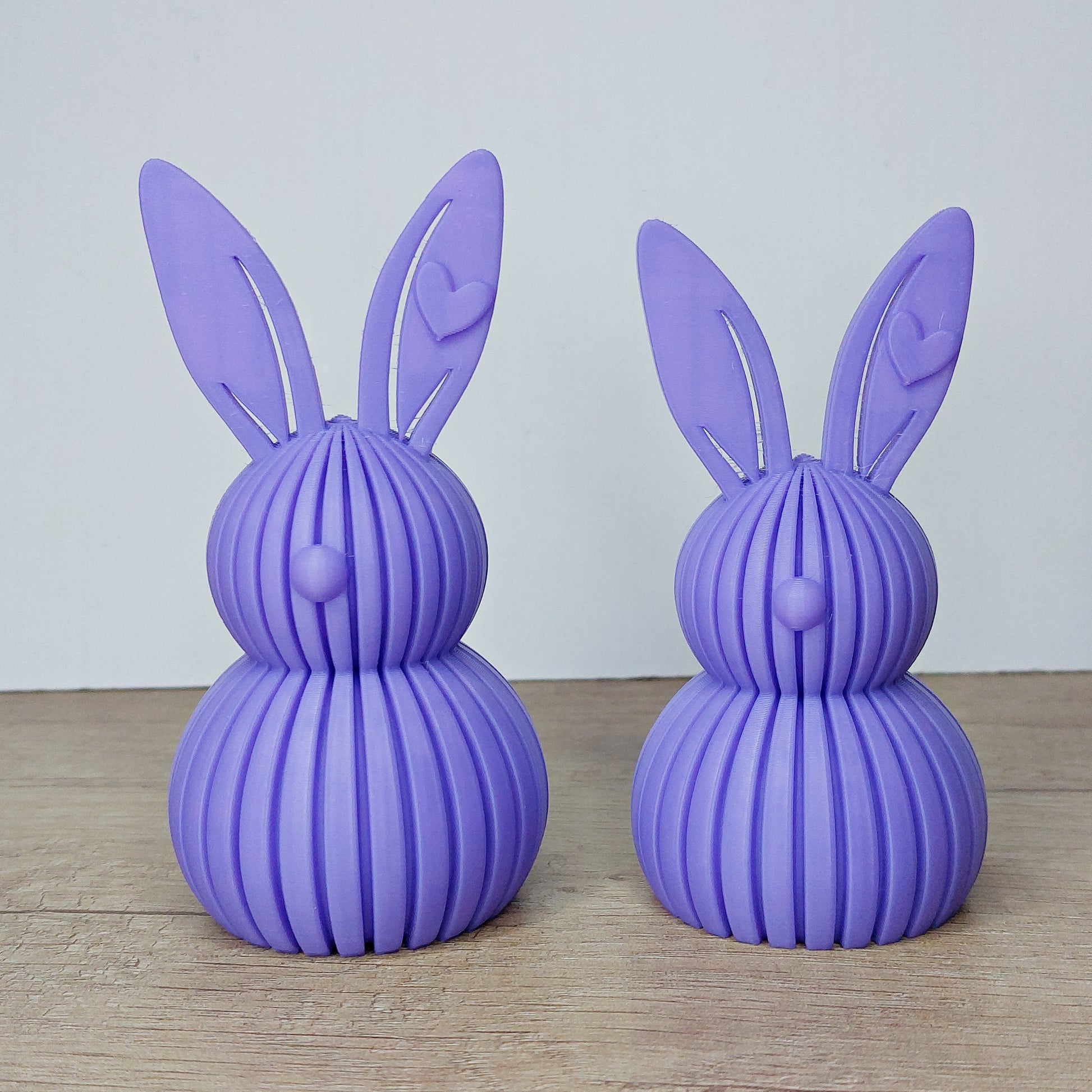 Hasen-Paar mit Herz aus 3D-Druck | Niedliche Hasen Deko | Viele Farben | Oster- & Wohnraumdekoration megahobby