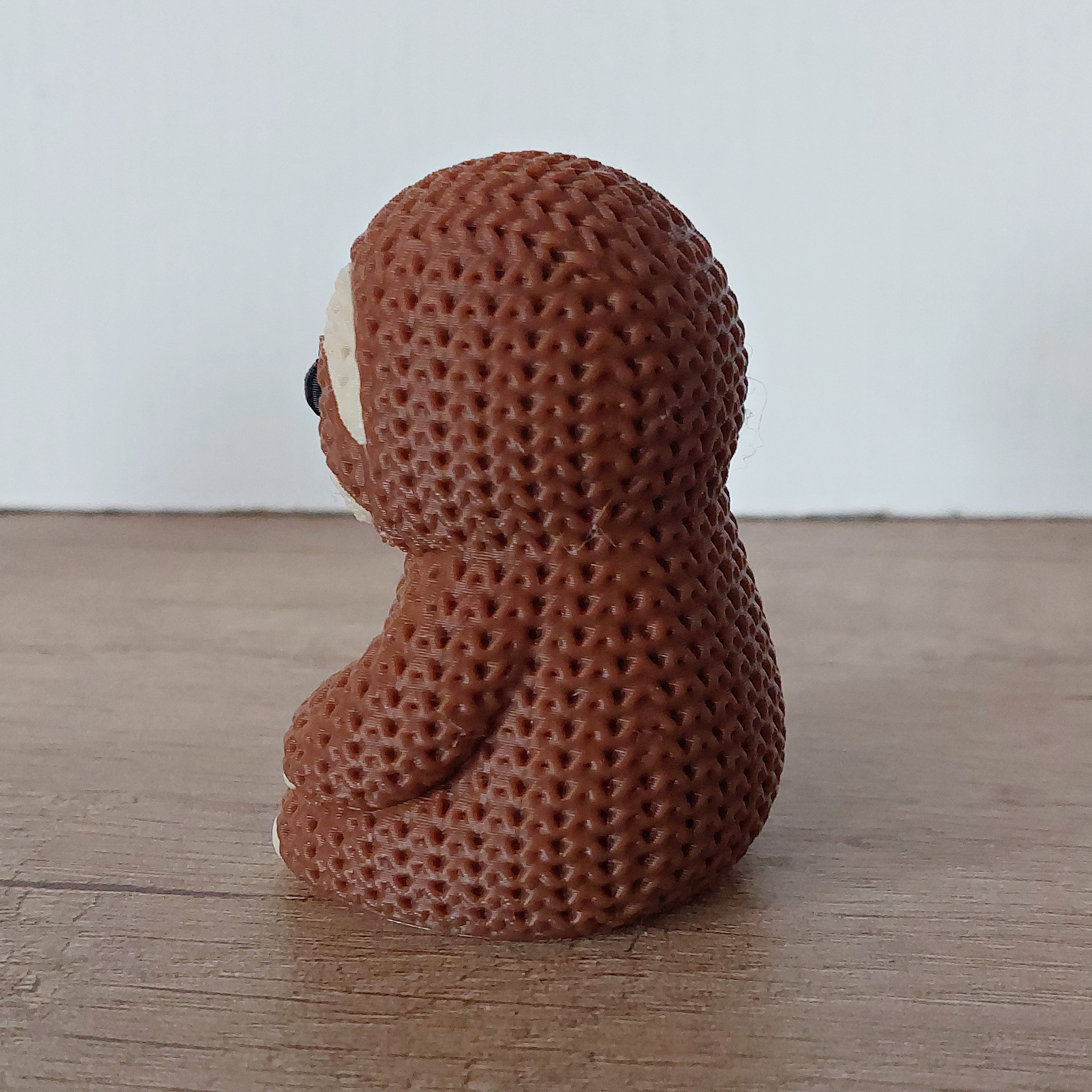 🦥 Faultier im Strick-Look – Niedliche 3D-Druck Dekofigur für Tierliebhaber