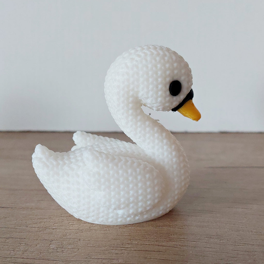 🦢 Weißer Schwan – Niedliche 3D-Druck Dekofigur