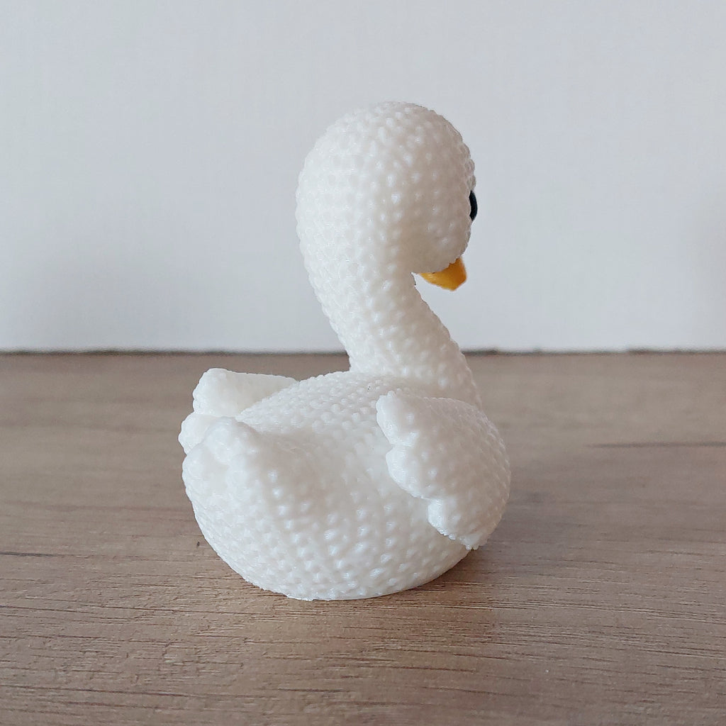 🦢 Weißer Schwan – Niedliche 3D-Druck Dekofigur