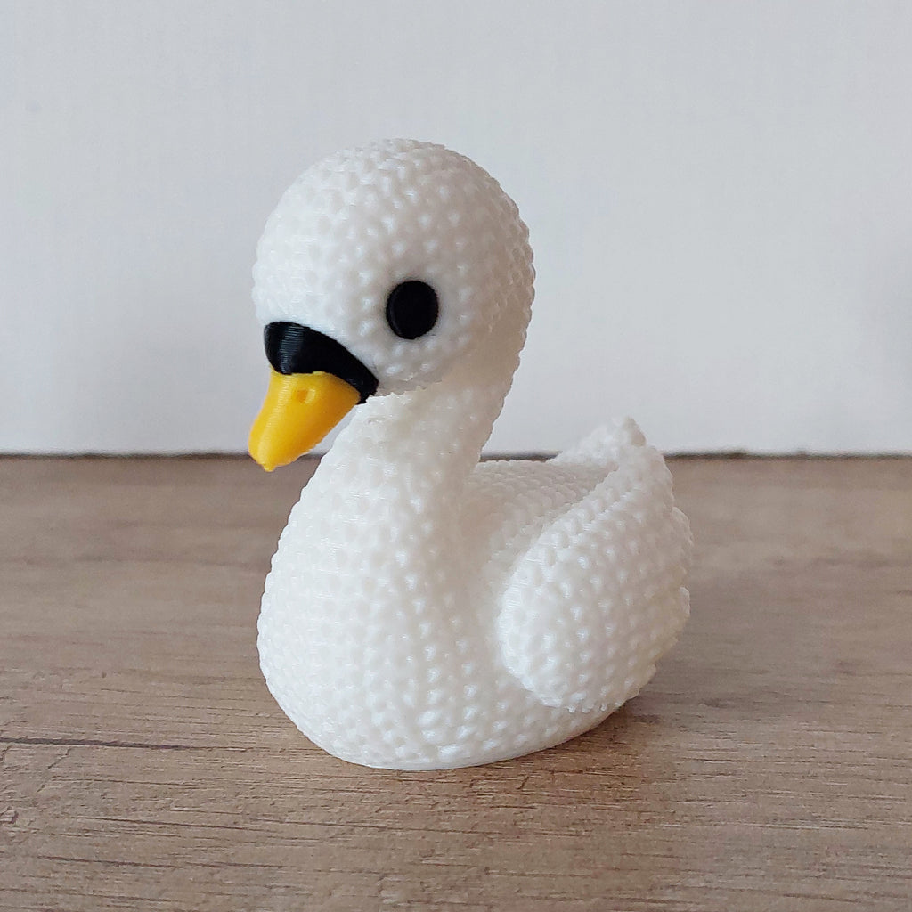🦢 Weißer Schwan – Niedliche 3D-Druck Dekofigur