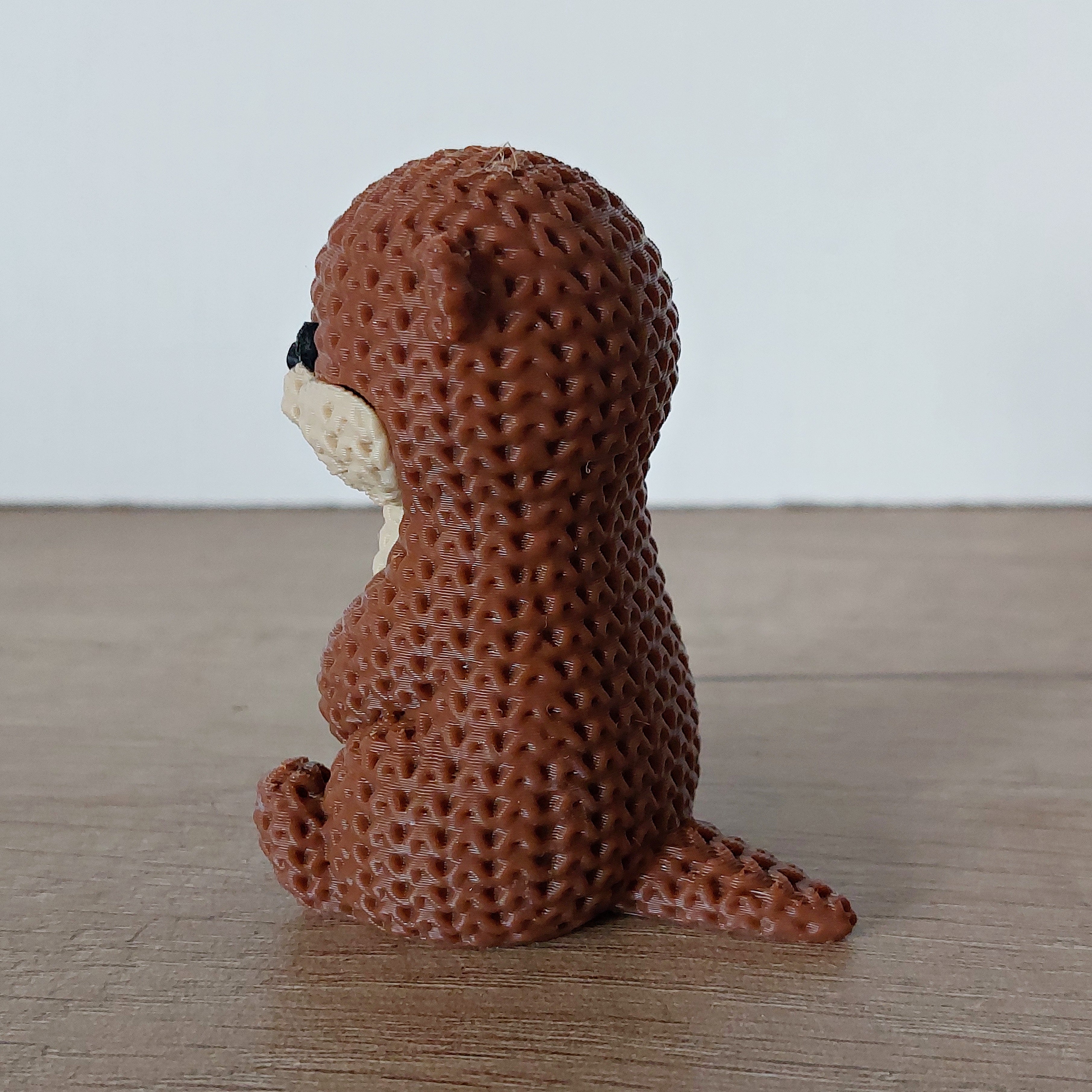 🦦 Otter im Strick-Look – Niedliche 3D-Druck Dekofigur für Tierliebhaber