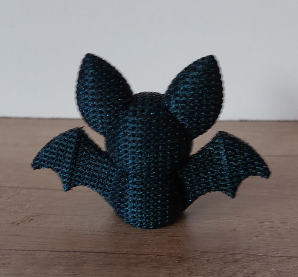 Burned-Titanium-Fledermaus mit schwarzem Augen-Design