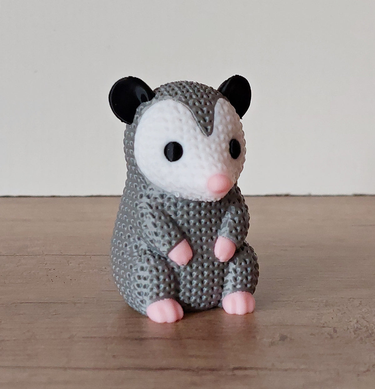🐾 Opossum im Strick-Look – Niedliche 3D-Druck-Dekoration