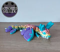🐉🌙 Baby Lunar Moth Dragon – beweglicher Fantasy-Drache aus 3D-Druck