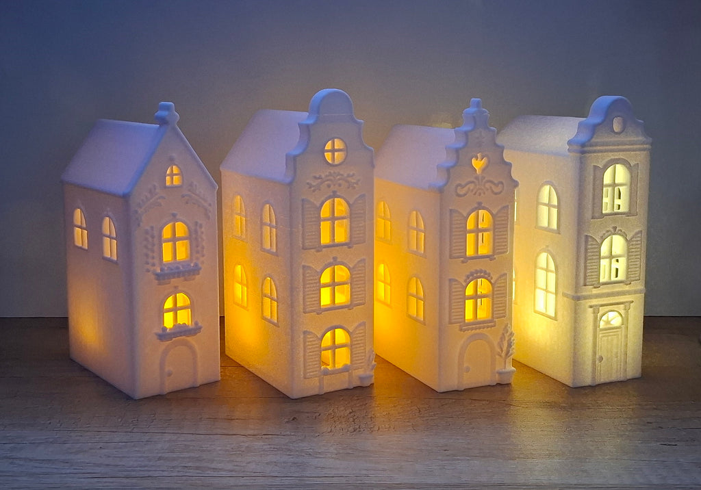 🏠 Hygge-Haus aus dem 3D-Drucker – stilvolle LED-Teelicht-Dekoration