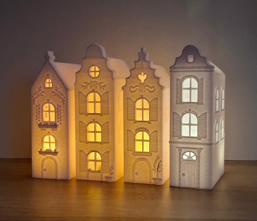 🏠 Hygge-Haus aus dem 3D-Drucker – stilvolle LED-Teelicht-Dekoration