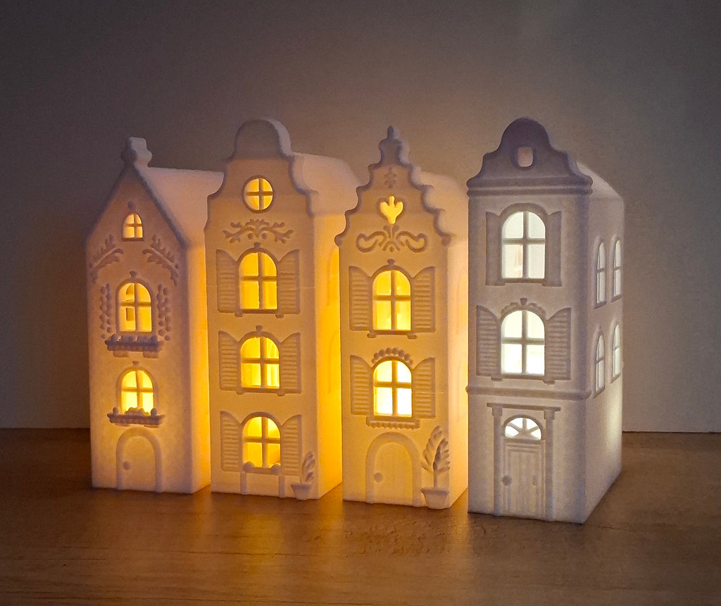 🏠 Hygge-Haus aus dem 3D-Drucker – stilvolle LED-Teelicht-Dekoration