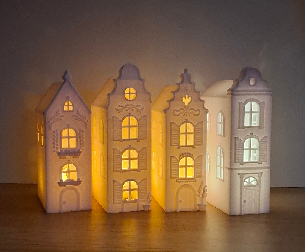 🏠 Hygge-Haus aus dem 3D-Drucker – stilvolle LED-Teelicht-Dekoration