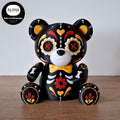 Dia de Muertos Teddybär | Bewegliche 3D-Druck-Figur
