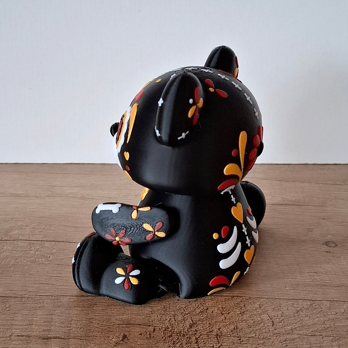 Dia de Muertos Teddybär | Bewegliche 3D-Druck-Figur