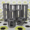 GraviTrax® kompatibles Höhensteine-Set mit 12 Säulen aus hochwertigem 3D-Druck in den Höhen 5 cm, 10 cm, 14 cm.
