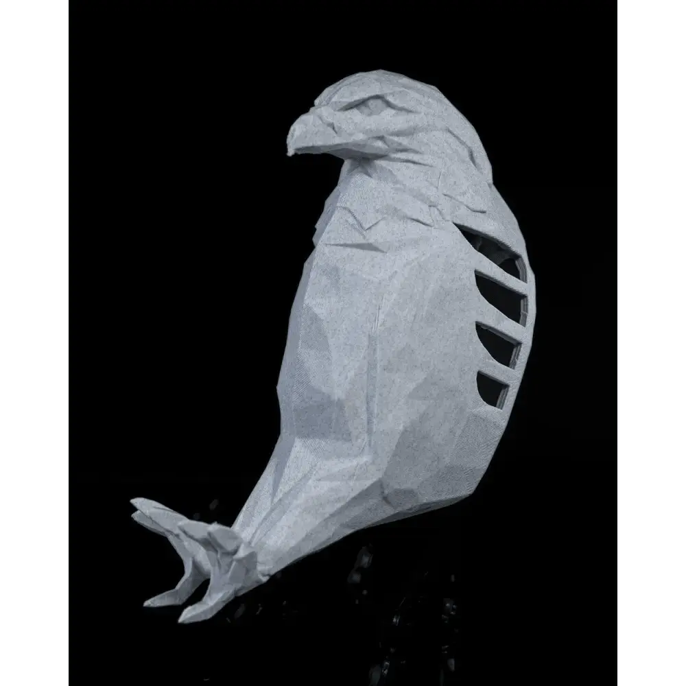 Adler als Nachtlicht / Wandlampe - 23 cm hoch - weiss - LED-Beleuchtung - 3d-Druck - megahobby3dcreations