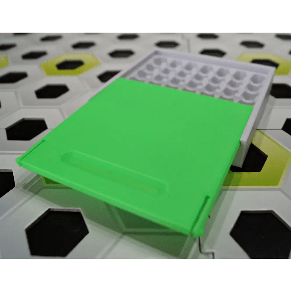 Aufbewahrungsbox für Kugeln - kompatibel zu GraviTrax - passend für 49 Kugeln - Abdeckung in vielen tollen Farben erhältlich - megahobby3dcreations