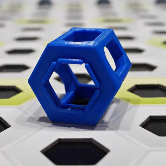 GraviTrax kompatible Höhensteine - 3D-Drucker - blau - zwischen 5 cm und 18 cm wählbar - mit Platz für Schienen - megahobby3dcreations