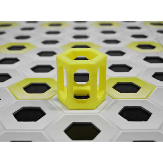 GraviTrax kompatible Höhensteine - 3D-Drucker - gelb - von 5 cm bis 18 cm Höhe wählbar - mit Zwischenraum für Schienen - megahobby3dcreations