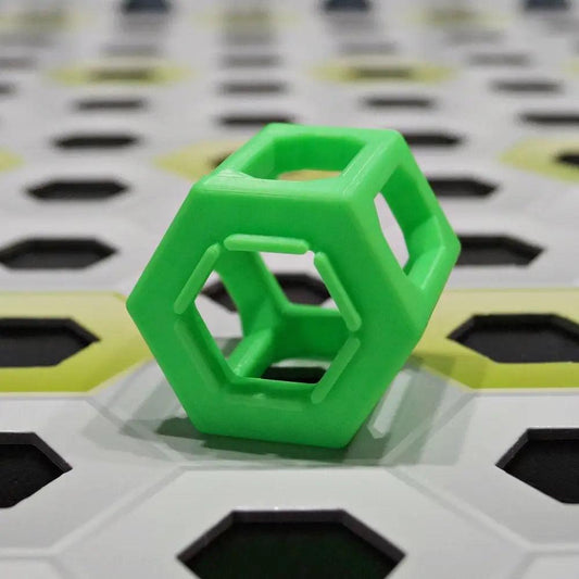 GraviTrax kompatible Höhensteine - 3D-Drucker - grün - wählbar zwischen 5 cm und 18 cm - mir Zwischenraum für Schienen - megahobby3dcreations