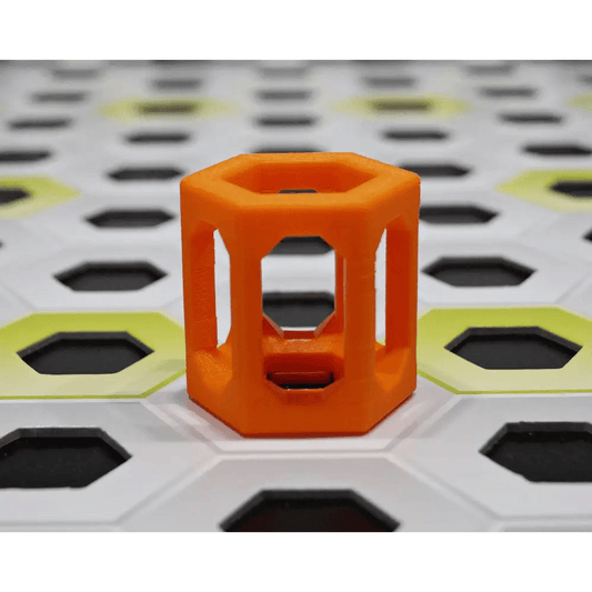 GraviTrax kompatible Höhensteine - 3D-Drucker - orange - wählbar zwischen 5 cm und 18 cm - mit Raum für Schienen - schnelle Lieferung - megahobby3dcreations