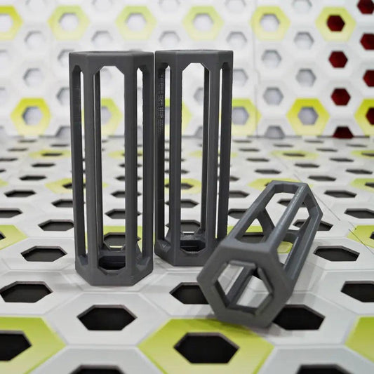 GraviTrax kompatible Höhensteine aus dem 3D-Drucker - Set von 3 Säulen mit 14 cm - mit Raum für Schienen - viele Farben möglich - megahobby3dcreations