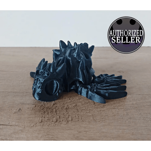 Hollow-Turtle - Totenkopf-Schildkröte - 14 cm lang - 14 cm breit - 5 cm hoch, Burnt Titanium - megahobby3dcreations