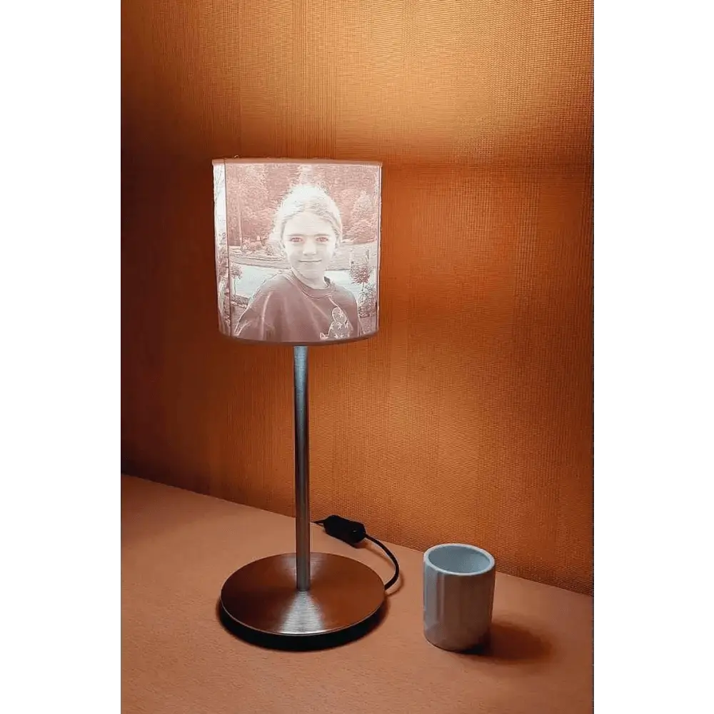 Personalisierte Fotolampe 3D Druck mit Ihrem Foto, Lithophane Leuchte, Geschenk & Erinnerung für Hochzeit, Geburt, Geburtstag - megahobby3dcreations