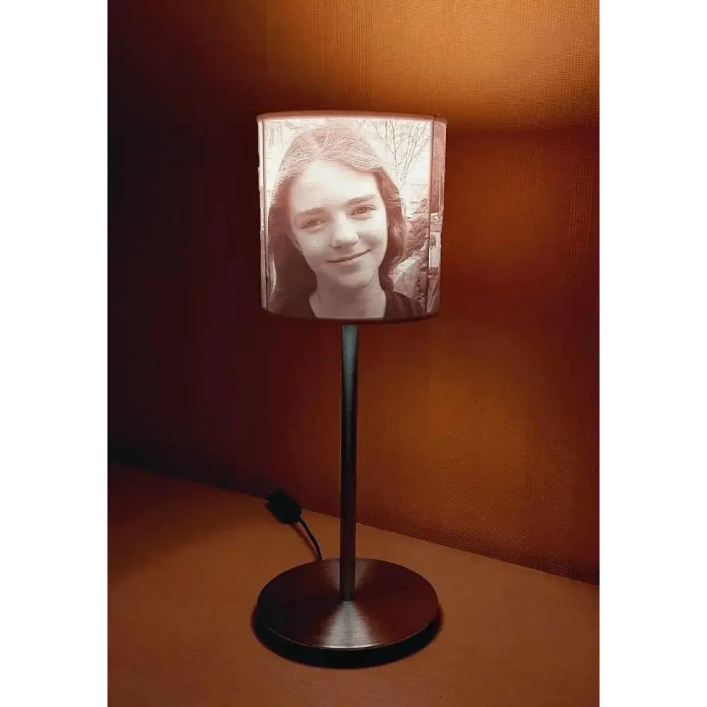 Personalisierte Fotolampe 3D Druck mit Ihrem Foto, Lithophane Leuchte, Geschenk & Erinnerung für Hochzeit, Geburt, Geburtstag - megahobby3dcreations
