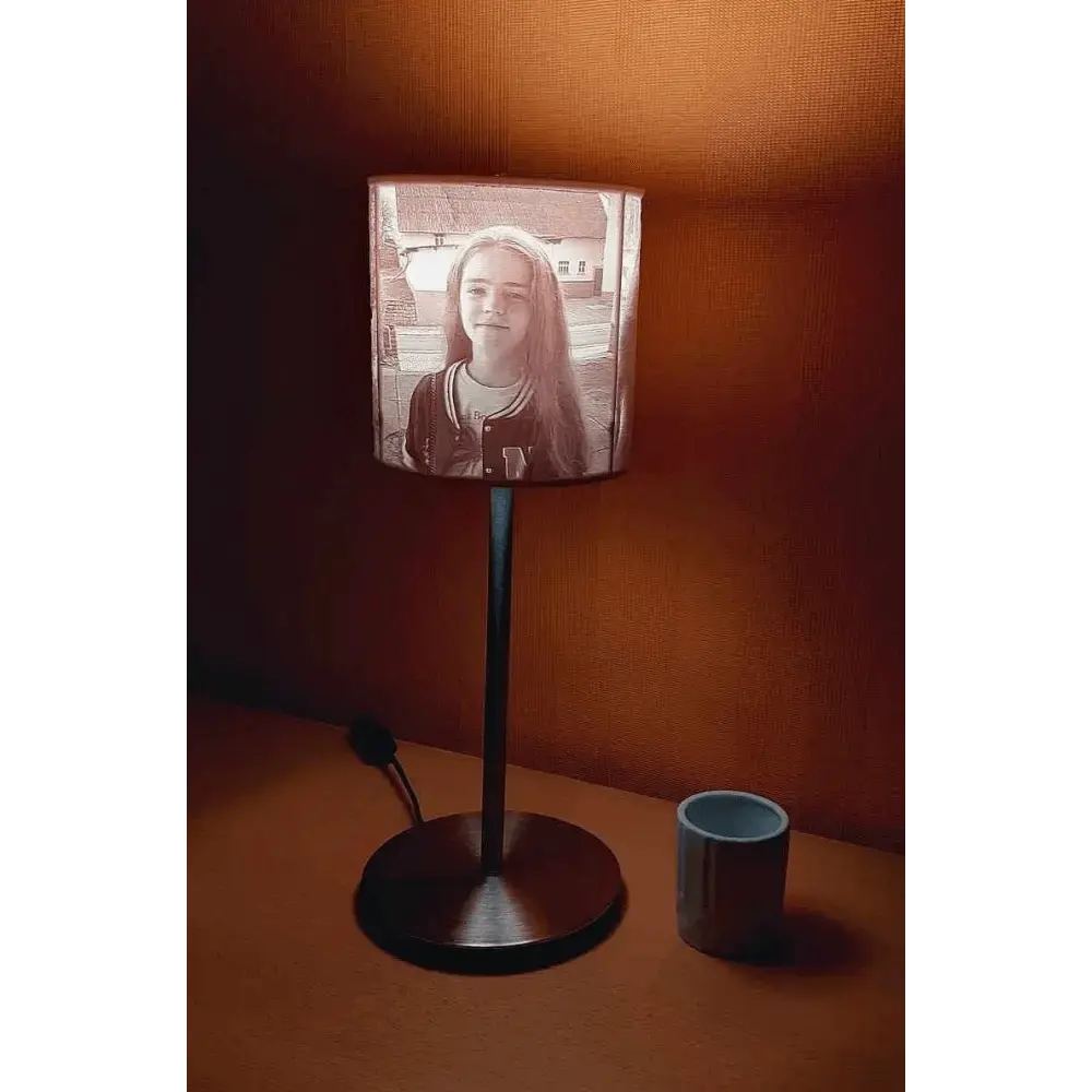 Personalisierte Fotolampe 3D Druck mit Ihrem Foto, Lithophane Leuchte, Geschenk & Erinnerung für Hochzeit, Geburt, Geburtstag - megahobby3dcreations