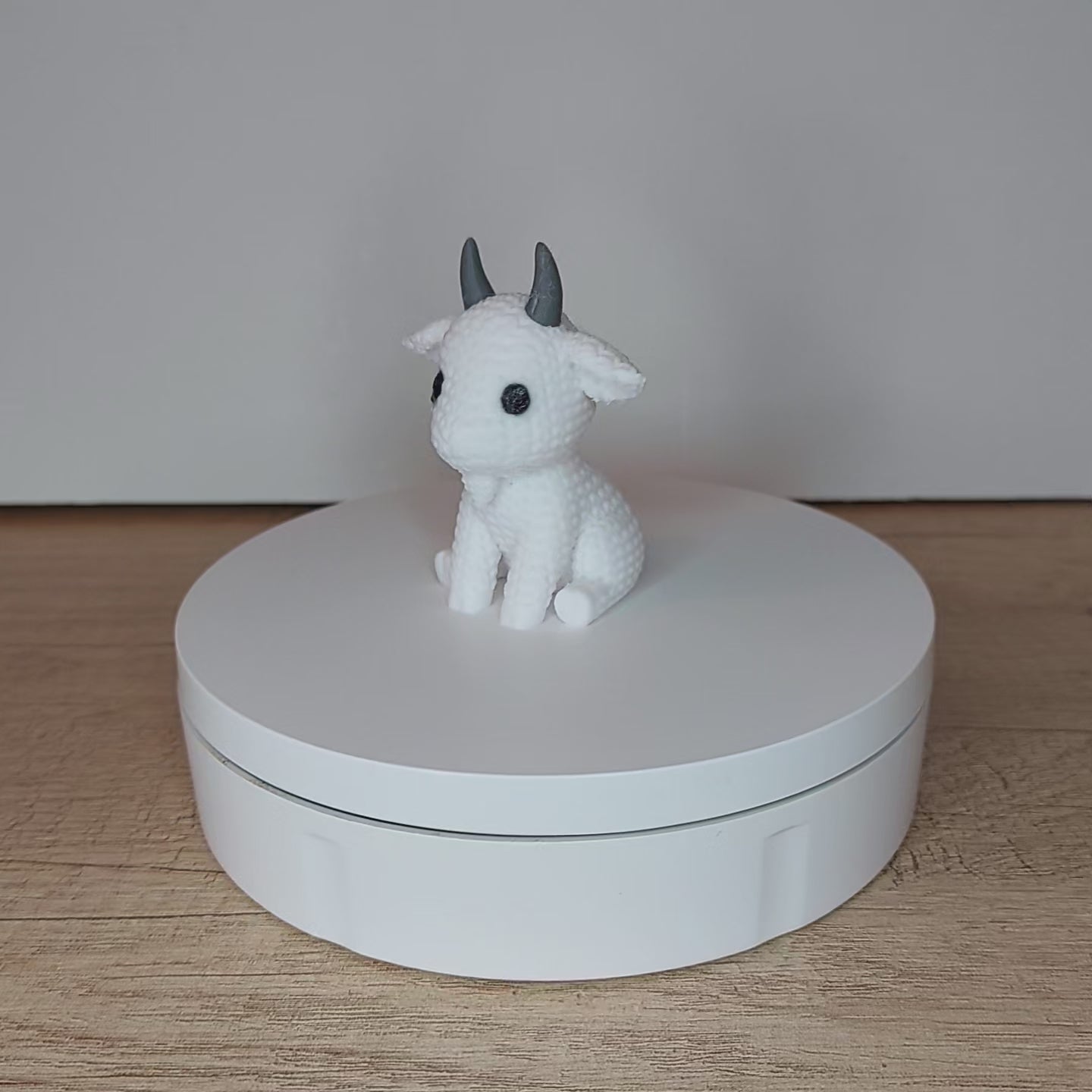 🐐 Ziege im Strick-Look aus 3D-Druck – Niedliche Dekofigur mit gemütlicher Strickoptik
