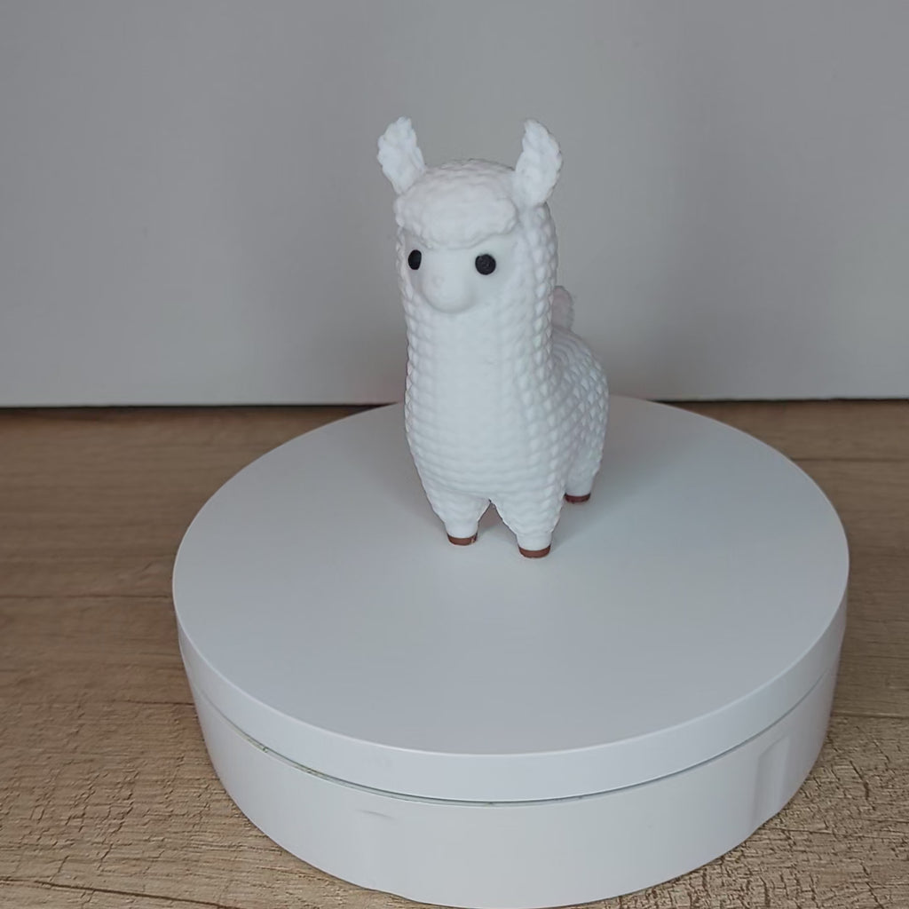 🦙 Lama im Strick-Look aus 3D-Druck – Niedliche Dekofigur mit gemütlicher Strickoptik